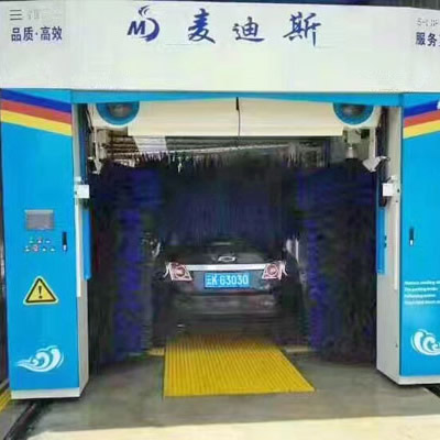 云南省西雙版納景洪市往復式龍門洗車機安裝案例
